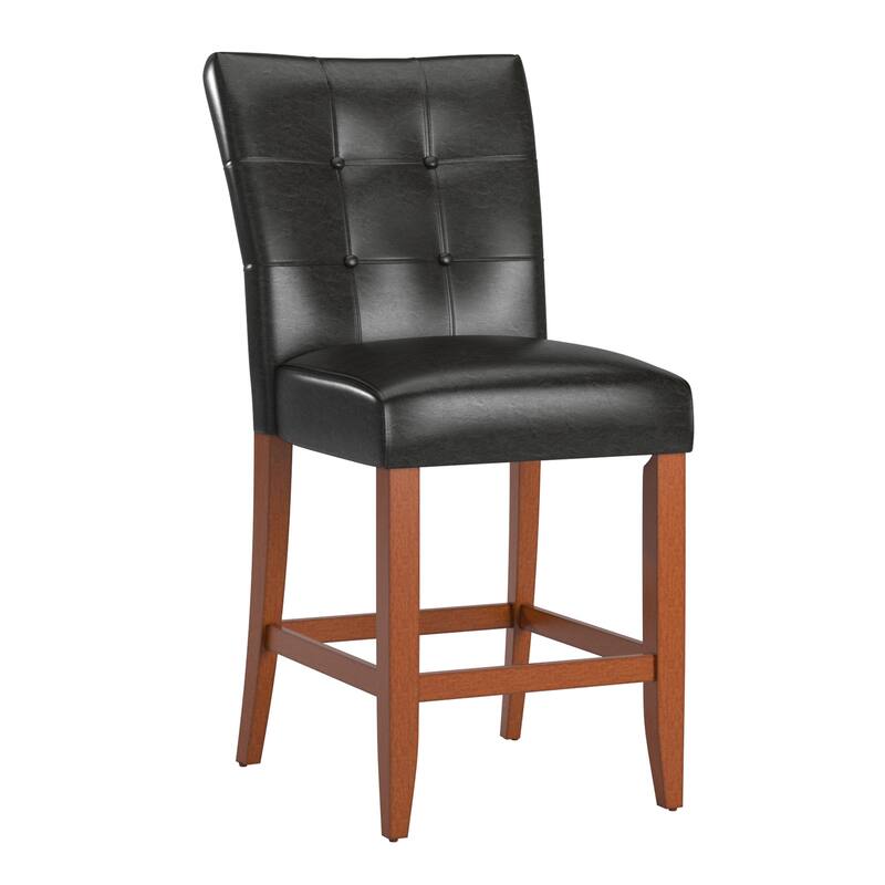 Tufted High Back Counter Height Stools (Set of 2) by iNSPIRE Q Classic