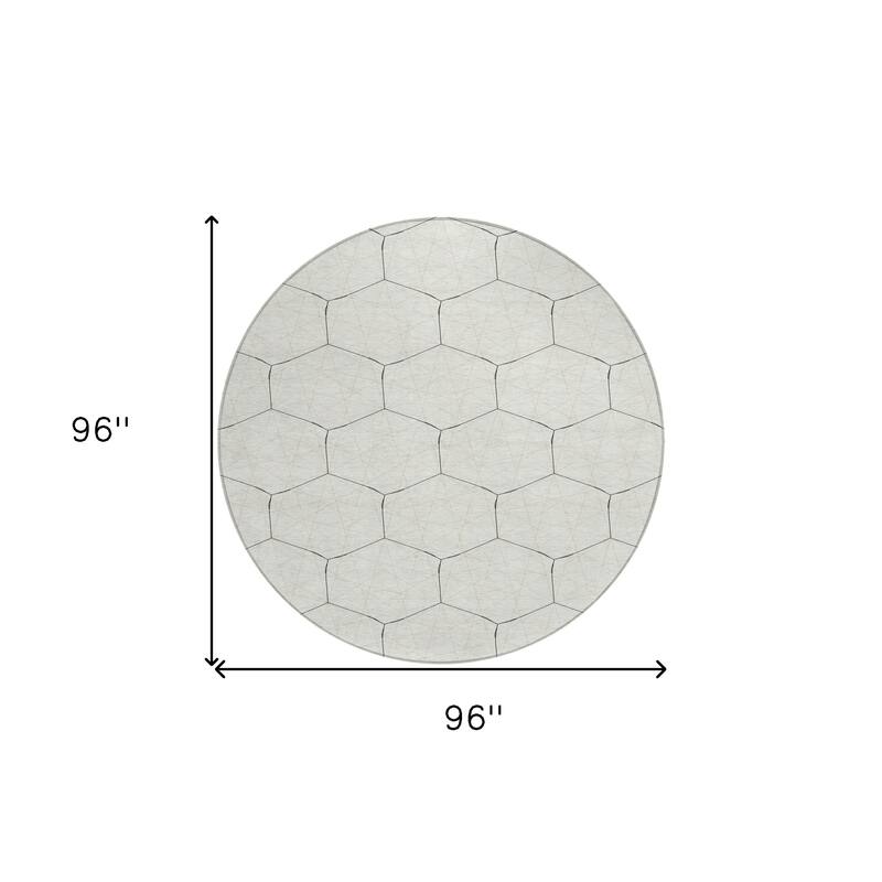 HomeRoots Geometric Transitional Rectangle Outdoor Rug