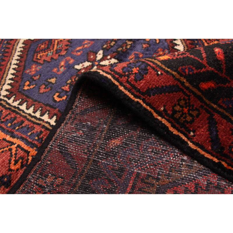ECARPETGALLERY Hand-knotted Andelz Dark Red Wool Rug - 3'9 x 6'6
