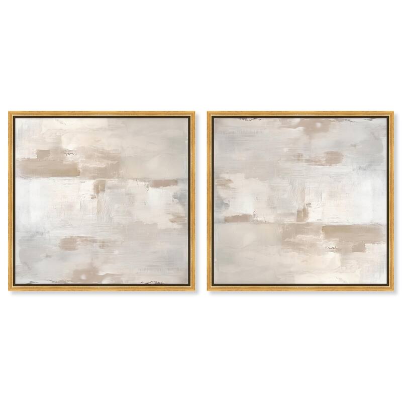 Oneiric Circles I Canvas by Art Remedy - 16" x 24" - White
