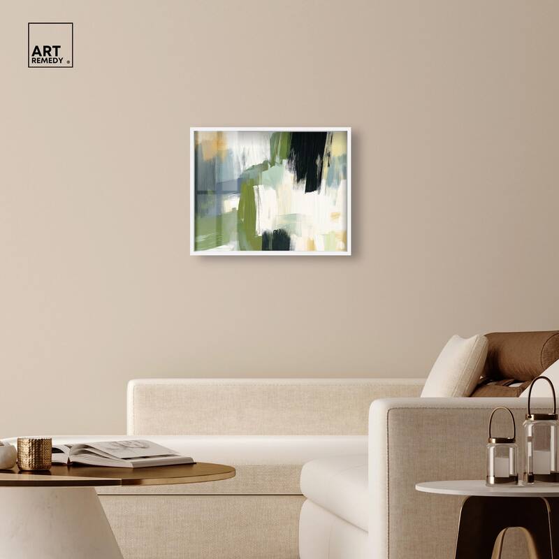 Moss Layers I Shadowbox by Art Remedy