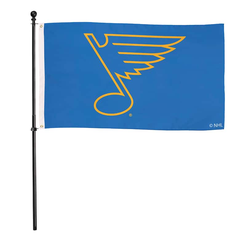 St Louis Blues 2025 Single Sided Estate Flag with 2 Grommets, 3'x5'