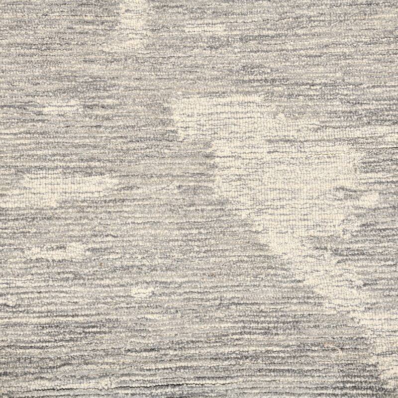 Mohave Ivory and Gray Abstract Hand-Hooked Area Rug 2' x 3'