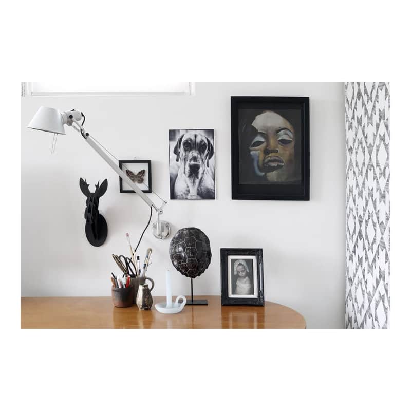 ESTA Home Fantine Black Geometric Wallpaper - 20.5 x 396 x 0.025