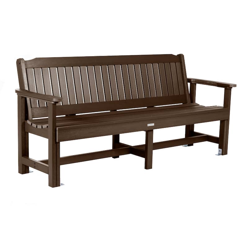 Highwood Professional Commercial Grade Exeter 6' Garden Bench - Weathered Acorn