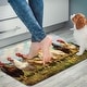 preview thumbnail 2 of 4, Chicken Brood Decorative Vinyl Kitchen Mat 30" x 20" Manufactured in The USA Waterproof Easy to Clean - 30x20
