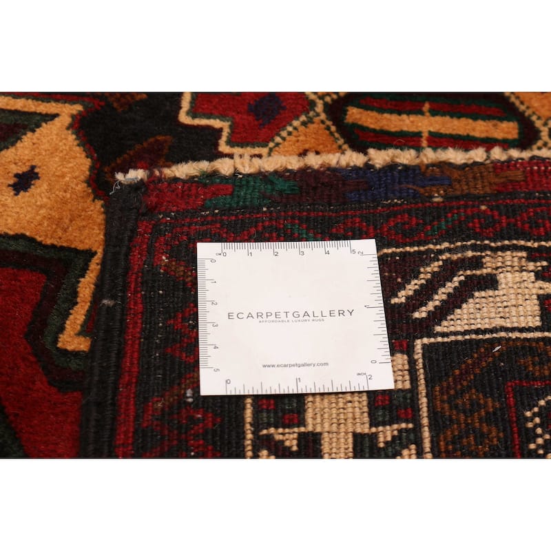 Teimani Red Rug 3'10" x 6'4" - 3'10 x 6'4