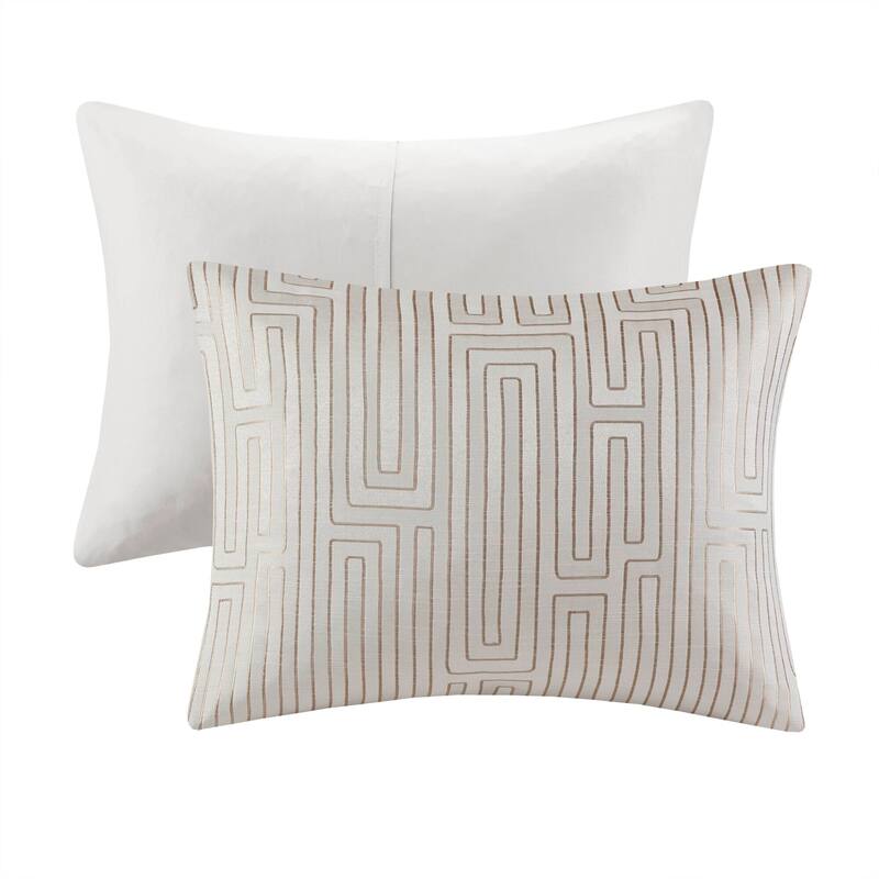 GDF Studio - Averleigh 10-Piece Queen Luxury Jacquard Comforter Set