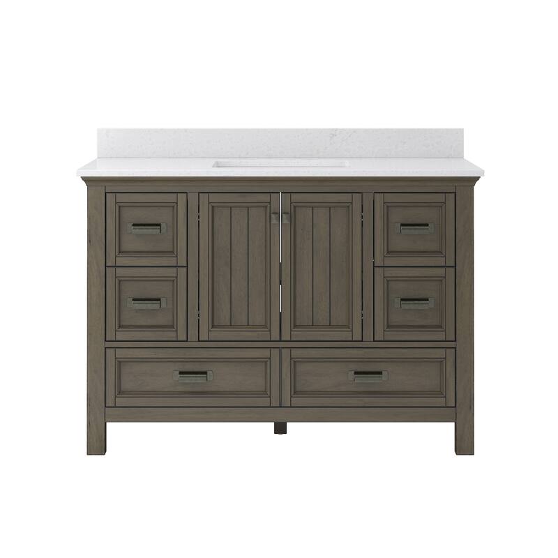 CRAFT + MAIN BAVT4922D-QCV Brantley 48" Free Standing Single Basin