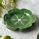 preview thumbnail 4 of 4, Certified International Le Jardin Set of 4 Cabbage 3-D Dinner Plate 11" - 11"W x 11"D x 1.25"H