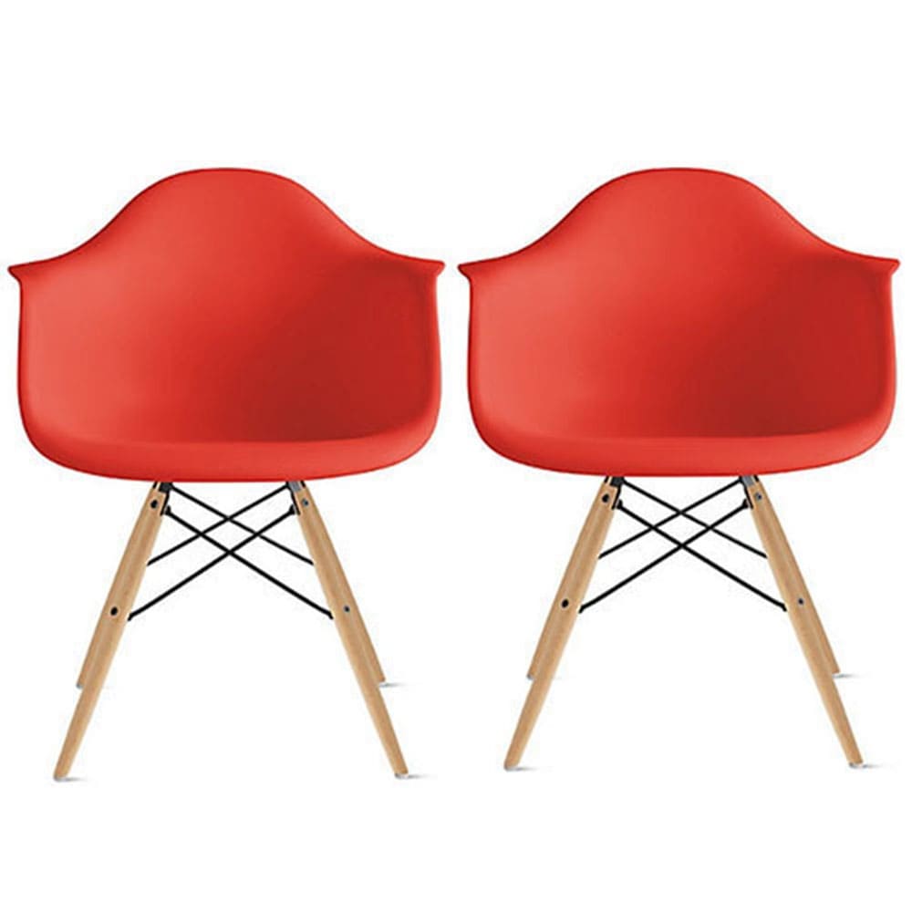 Plastic chair red colour sales