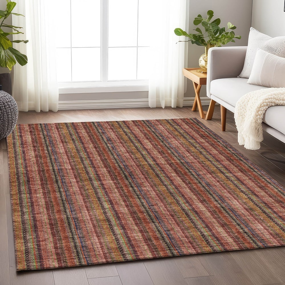 Premium Washable Super Soft Stripe Ombre Mayfield Rug