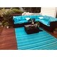 Kinbor Patio Furniture Set Outdoor Sectional Sofa All-Weather Wicker Conversation Set