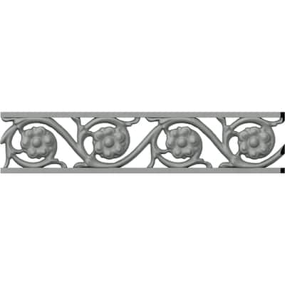 2 1/8"H x 3/8"P x 79"L Delfina Pierced Panel Moulding