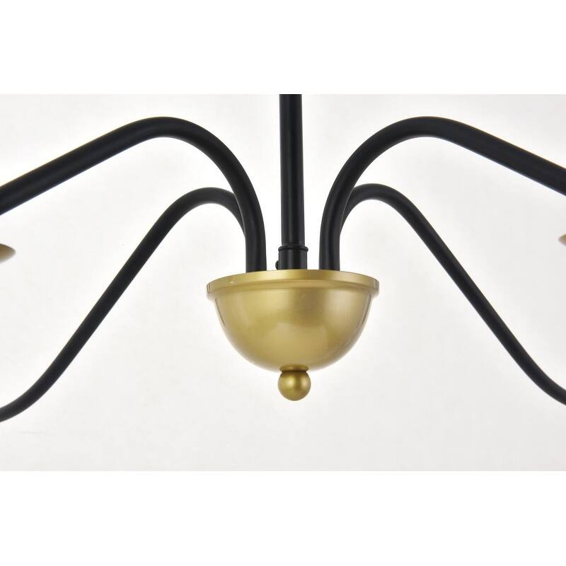 Rohan 4 light Matte Black Pendant