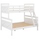 preview thumbnail 6 of 16, Twin over Full Bunk Bed with Ladder, Safety Guardrail, and Storage