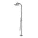 preview thumbnail 3 of 16, Rbrohant Freestanding Shower System Combo Set, Outdoor Floor Mount Shower Faucets Brushed Nickel