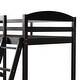 preview thumbnail 9 of 25, Modern Twin Size L Shaped Solid Pine Wood Bunk Bed with Full Length Guardrail and 2 Ladder