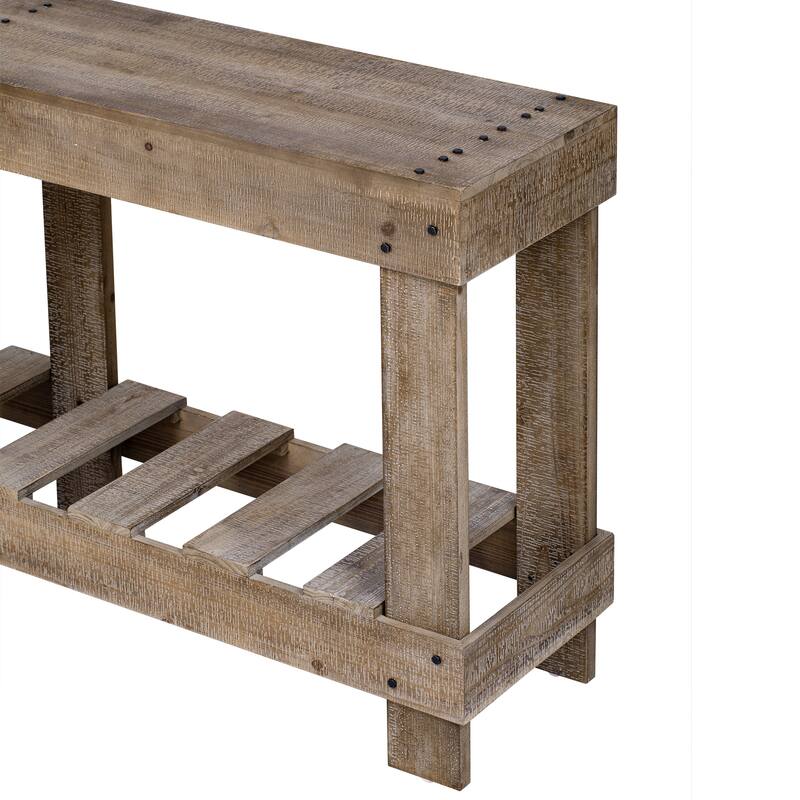 Console Table with open buttom shelf