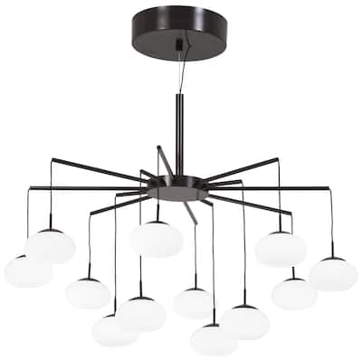 Kovacs George's Web 25-3/4" Wide Integrated LED Chandelier with Etched