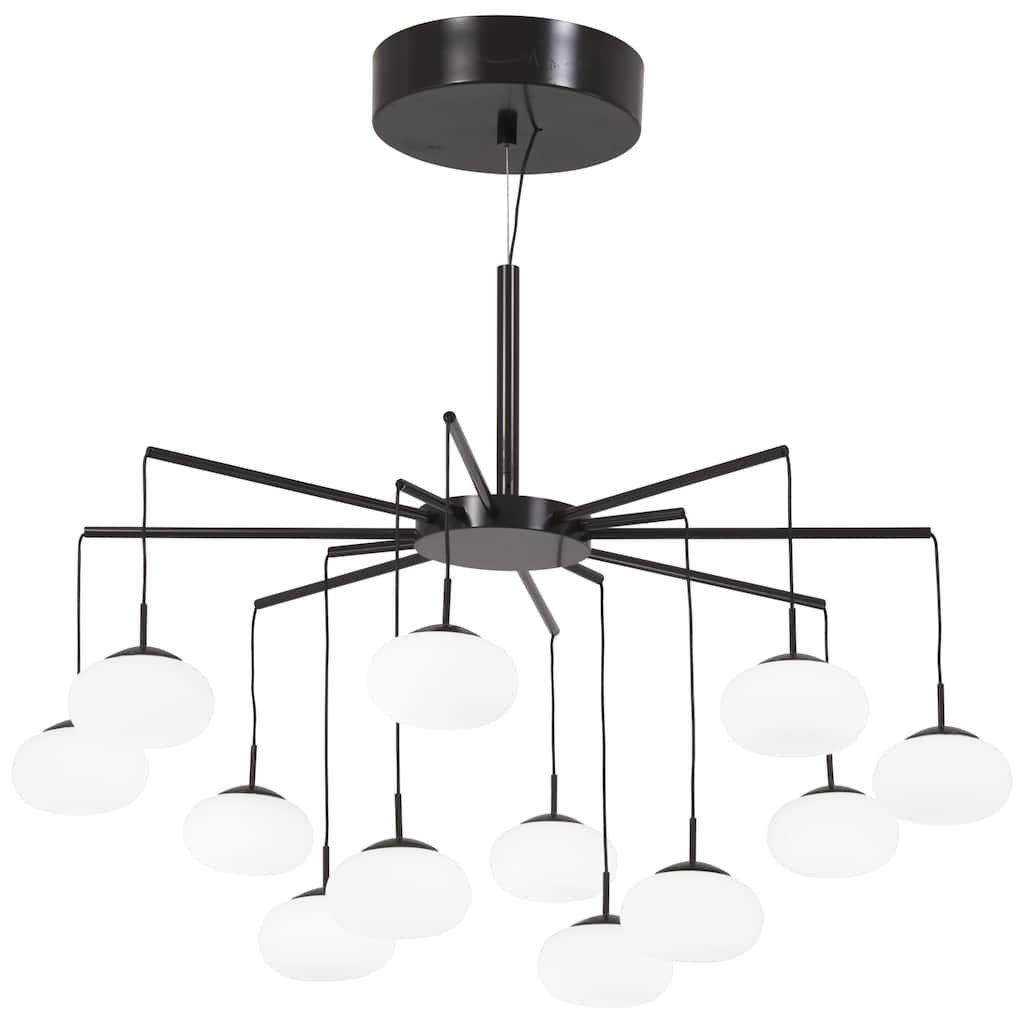 Kovacs George's Web 25-3/4" Wide Integrated LED Chandelier with Etched