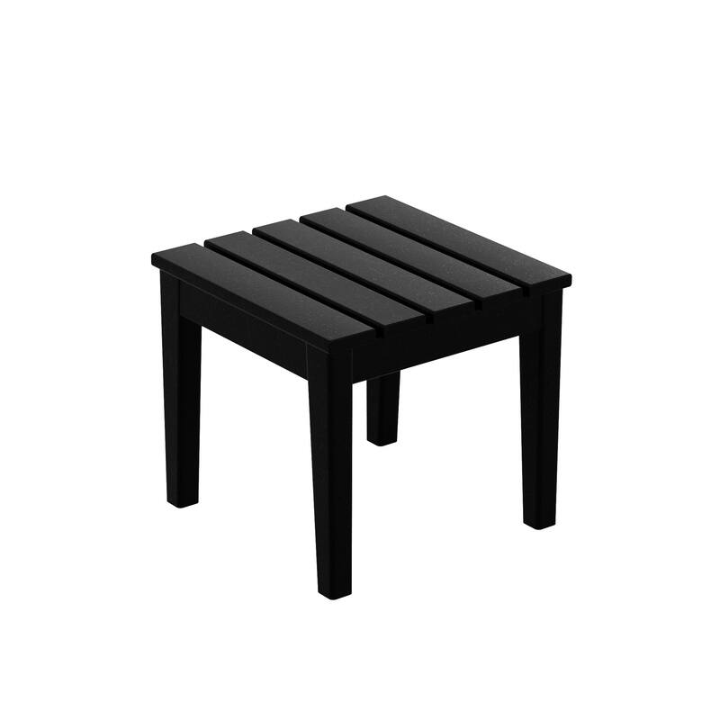 Polytrends Laguna Outdoor Patio 4-Piece Garden Chair and Porch Bench Conversation Set