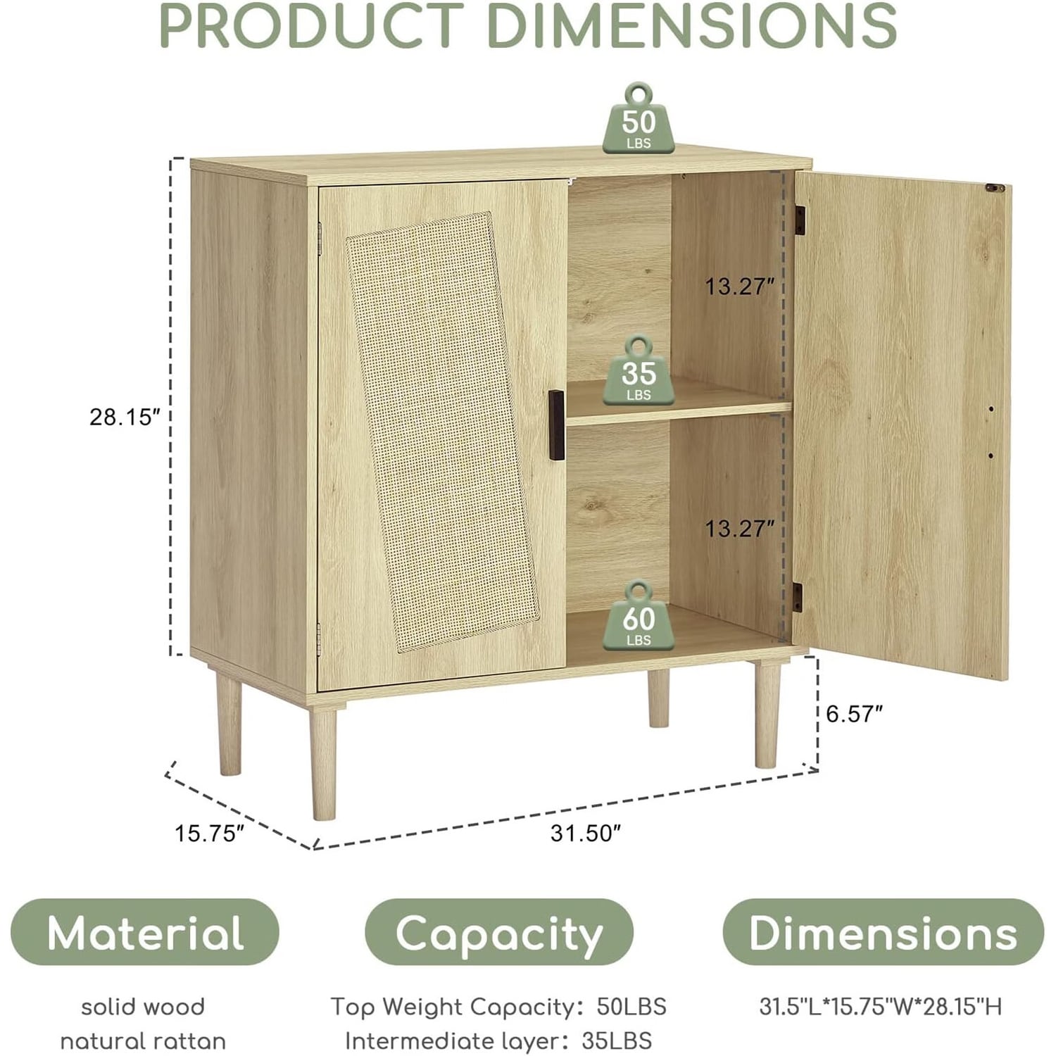 Aleko Dog Kennel Crate Furniture with Drawer and Storage Hooks for Medium Pet 50 lb.