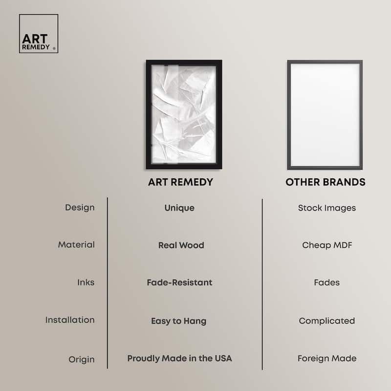 Thick White Texture II Shadowbox by Art Remedy