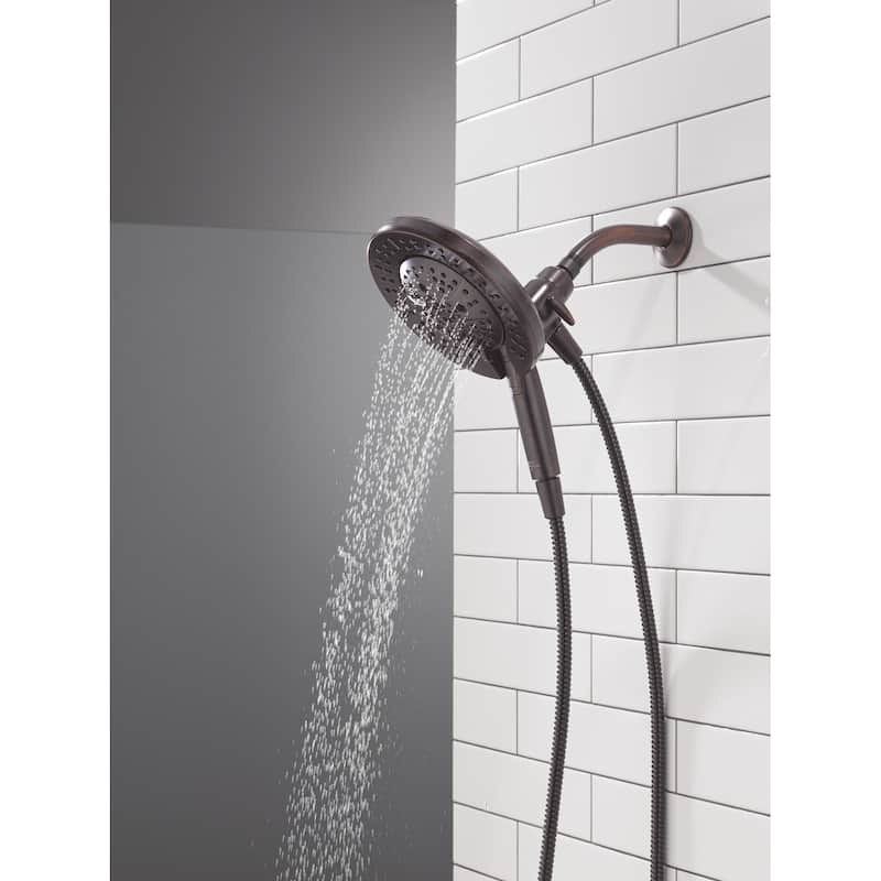 Delta 58651-25 In2ition 2.5 GPM Multi Function 2-in-1 Shower Head and - Lumicoat Champagne Bronze