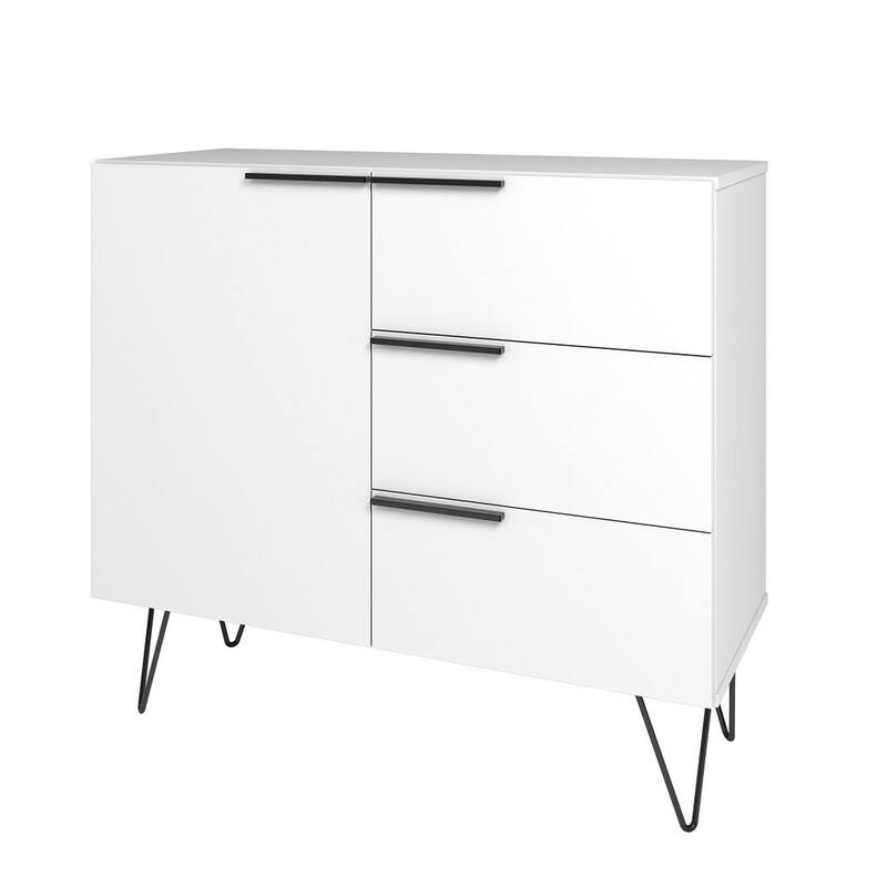 Manhattan Comfort Beekman 35.43 Sideboard with 2 Shelves
