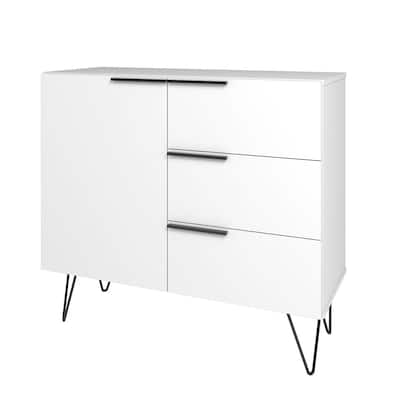 Manhattan Comfort Beekman 35.43 Sideboard with 2 Shelves