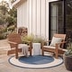 preview thumbnail 133 of 133, SAFAVIEH Courtyard Sherrie Border Indoor/ Outdoor Waterproof Patio Backyard Rug