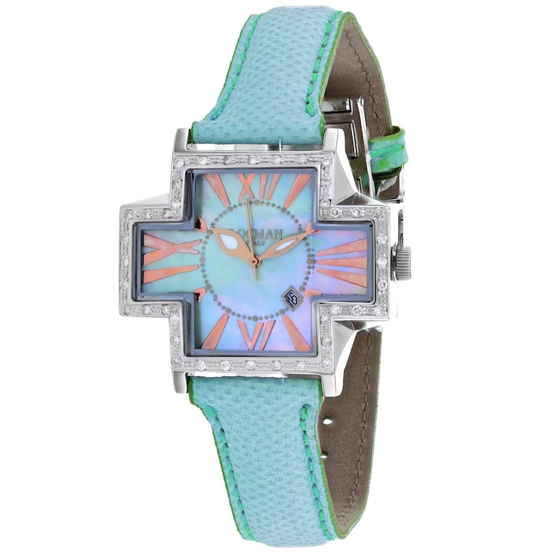 Locman Women's Italy Plus Mother of Pearl Dial Watch - 181MOPSKD/SKKS - Mother of Pearl - 6 (36)