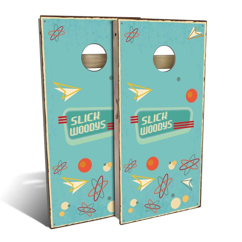 50s Diner Outdoor Cornhole Board Set