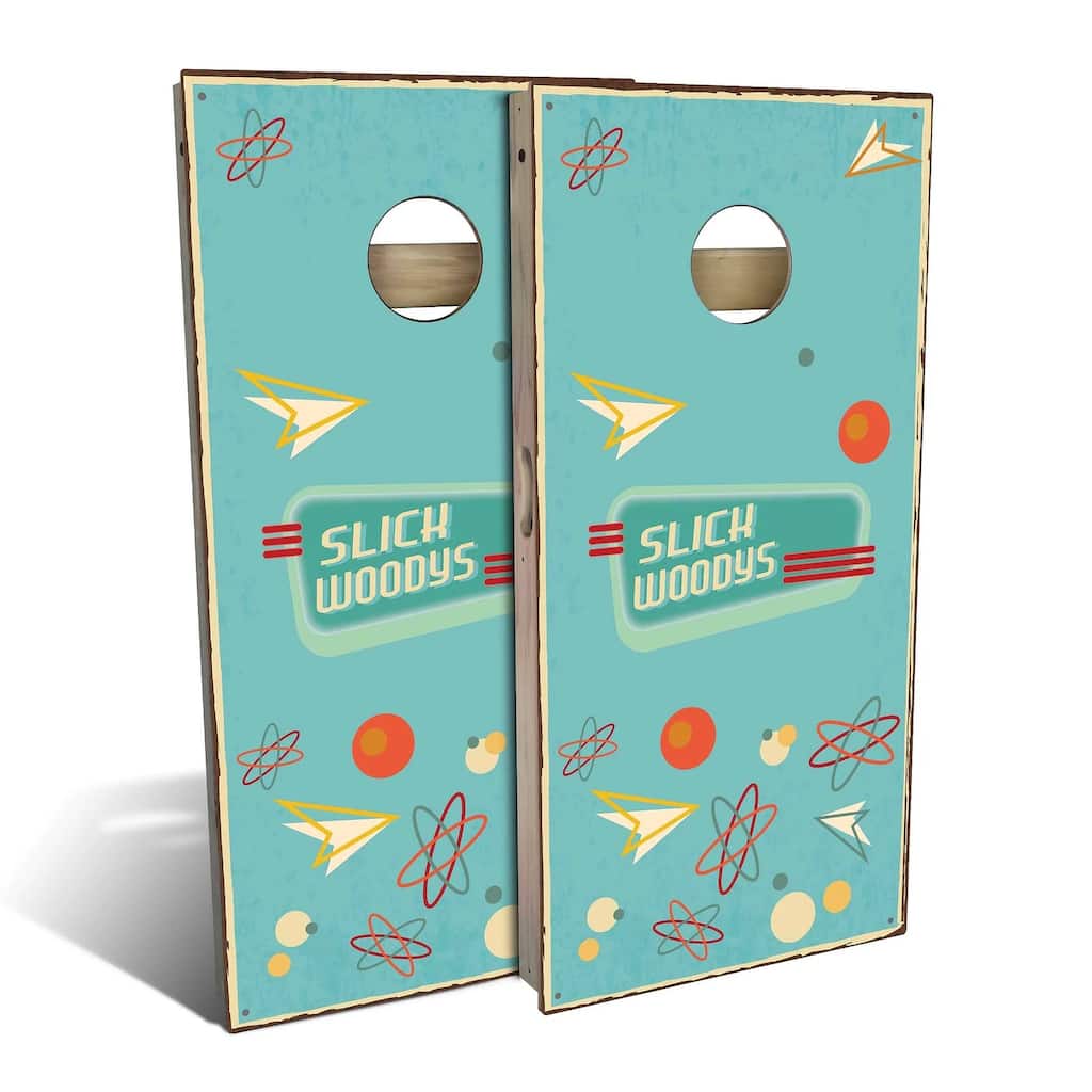 50s Diner Outdoor Cornhole Board Set