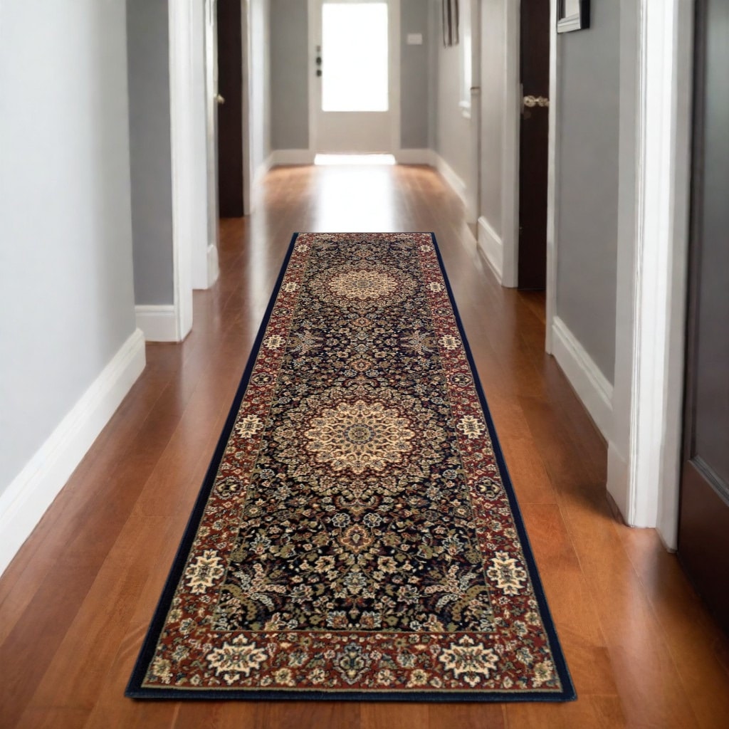 HomeRoots Bribo Oriental Traditional Runner Area Rug
