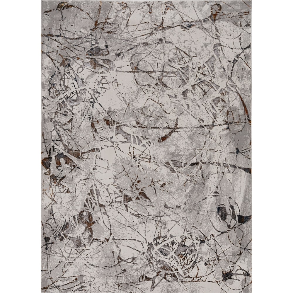 Strick & Bolton Renew Industrial Abstract Area Rug