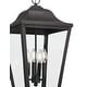 preview thumbnail 4 of 3, The Great Outdoors 73288 Savannah 4 Light 12" Wide Outdoor Pendant