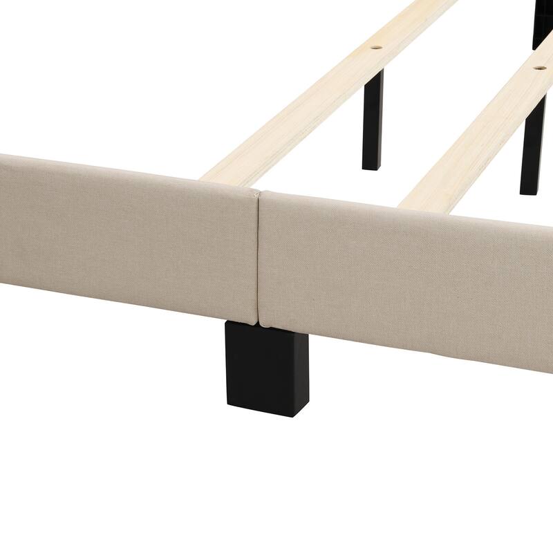 Upholstered Tufted Bed