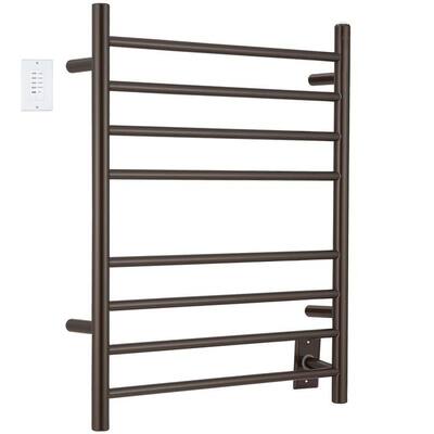 Ancona Prestige Dual 8-Bar Towel Warmer in Oil Rubbed Bronze Stainless Steel with Countdown Timer