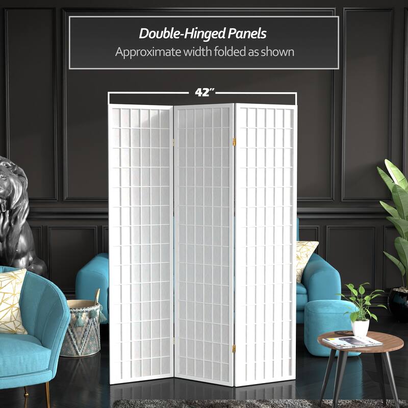 Wood and Rice Paper Windowpane Shoji Screen (China)