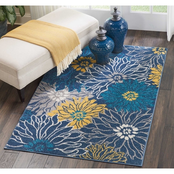 Nourison Passion Abstract Modern Floral Area Rug. Opens flyout.