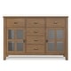 preview thumbnail 69 of 78, WYNDENHALL Stratford Solid Wood Transitional Sideboard Buffet - 54 inch Wide