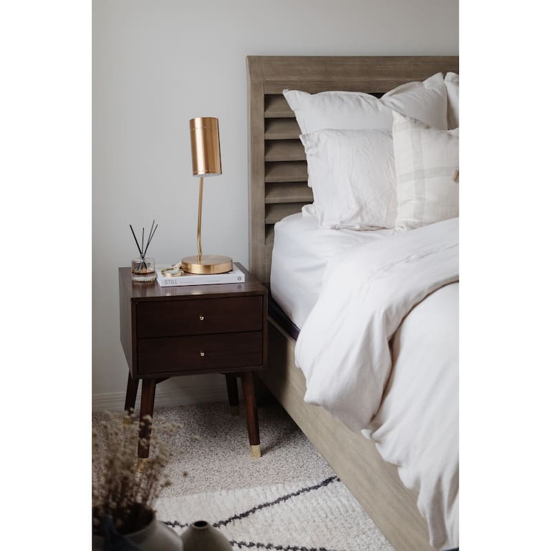 SAFAVIEH Lighting 23-inch Contemporary Crane Task LED Table Lamp.