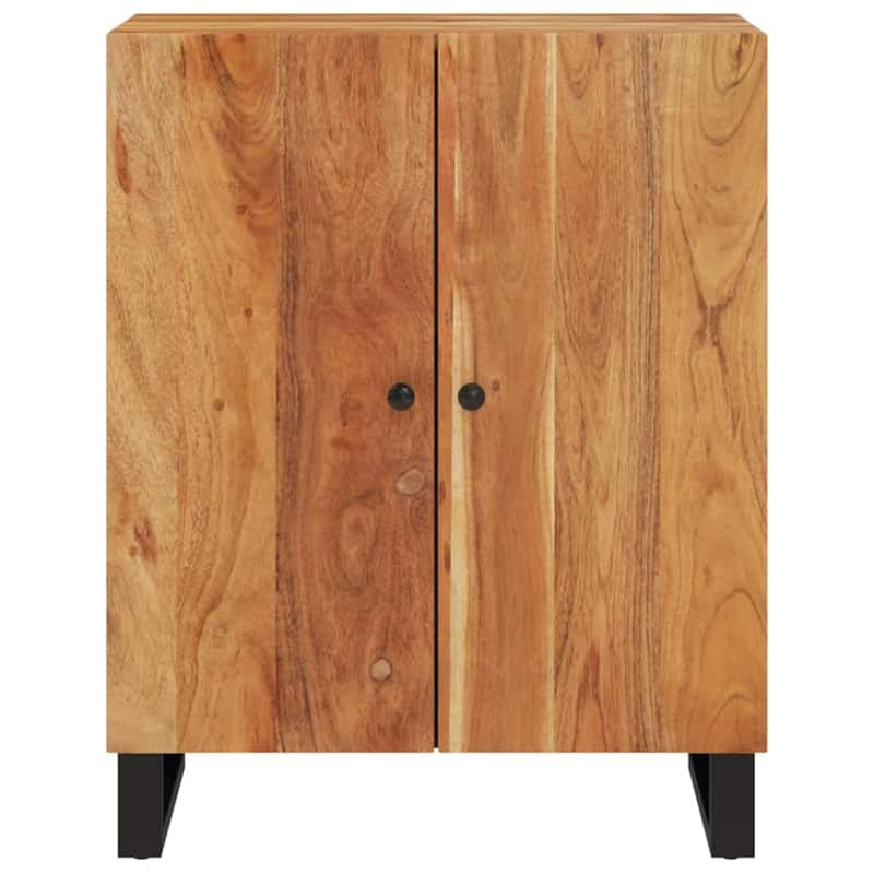 vidaXL Sideboard 23.6"x13"x29.5" Solid Wood Mango