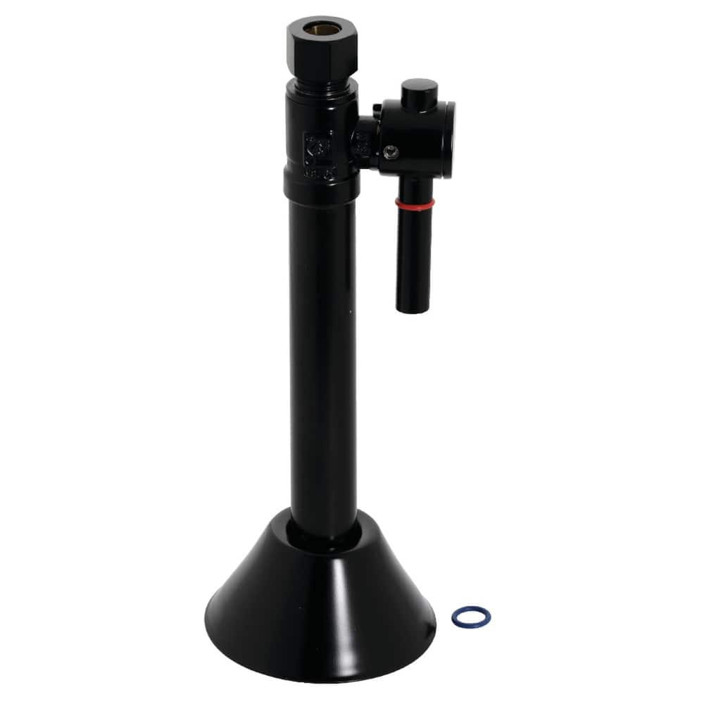 Vintage 1/2" Sweat x 3/8" O.D. Comp Straight Shut-Off Valve with 5" Extension