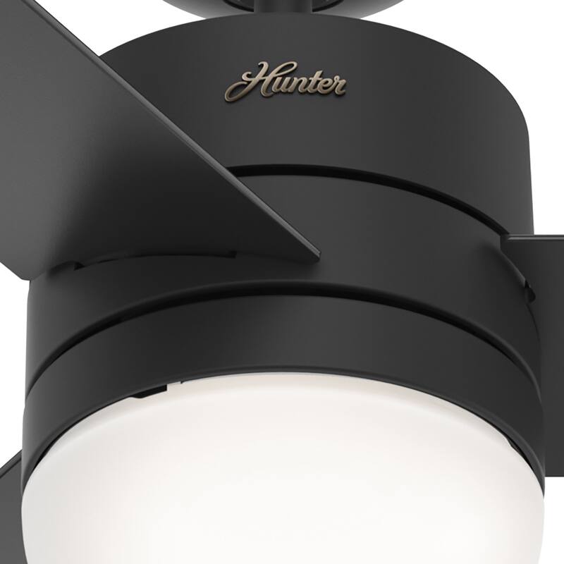 Hunter 54" WiFi Neutron Smart Ceiling Fan with LED Light Kit, Handheld Remote