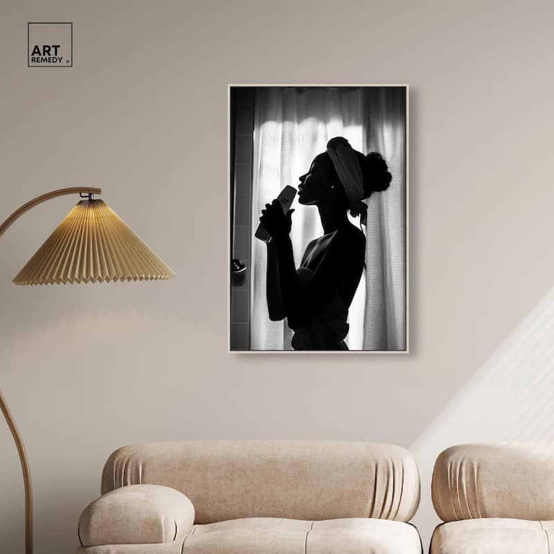 Bathroom Jam Session Canvas by Art Remedy