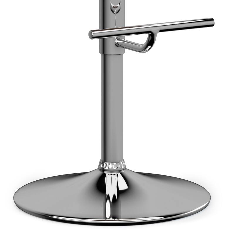 WYNDENHALL Gilford Mid Century Modern 34" Adjustable Swivel Bar Stool