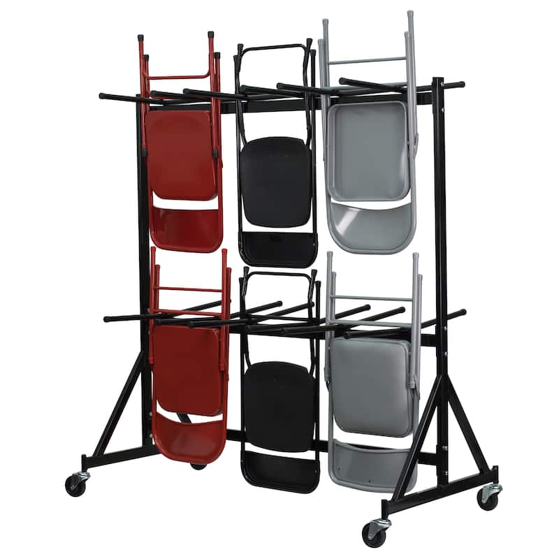 Dual Sided Hanging Folding Chair Truck with Welded Steel Frame